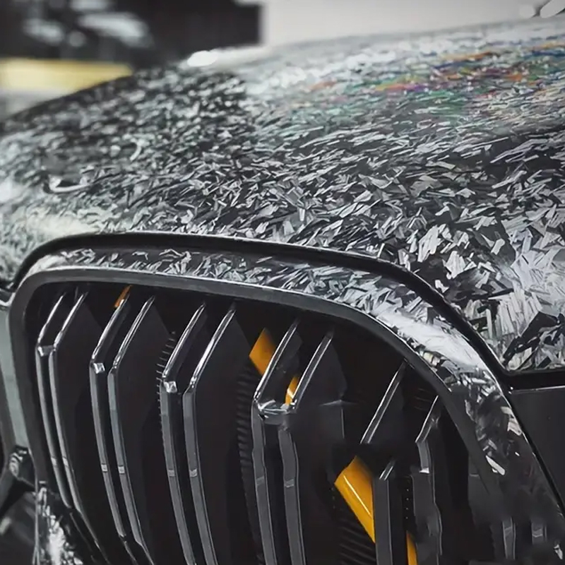 Black Forged Carbon Fiber Viny - Air Bubble Wrap Roll Packaging ulasan dan harga