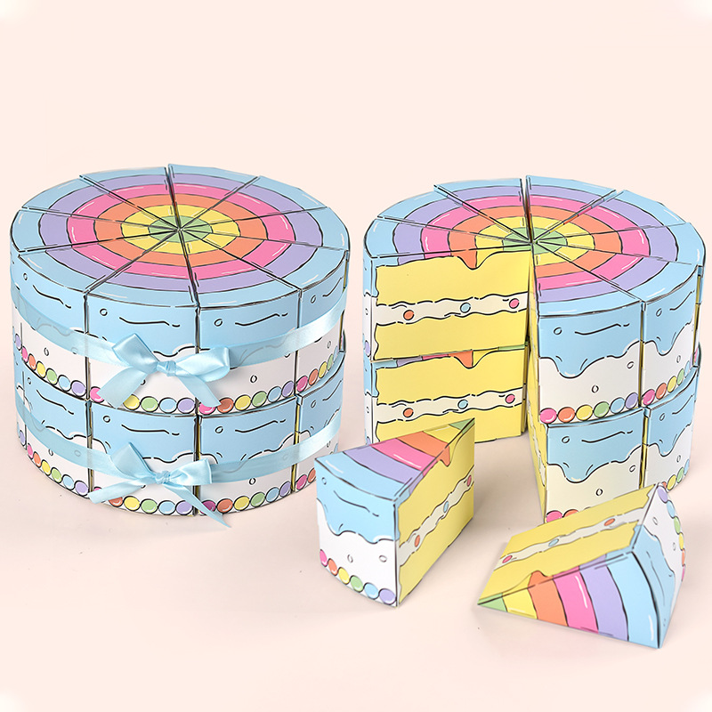Triangular Cake Shaped Paper G - Packaging ulasan dan harga