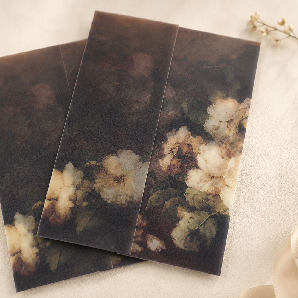 20/50pcs Pre Folded Vellum Jac - Packaging ulasan dan harga